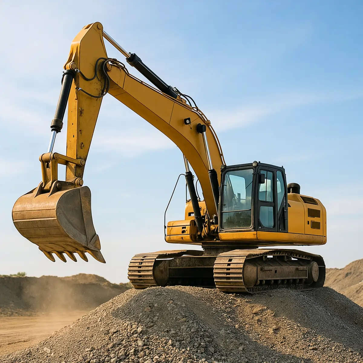 Driver in decorated cab